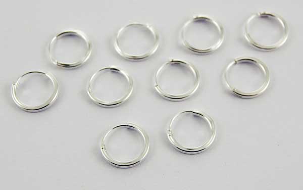 Earring Hoops 1.2x12mm 5 Pairs
