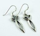 Earring Plain Knot Cut