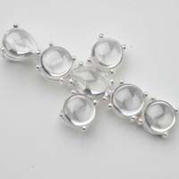 Pendant Silver Cab 50mm