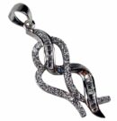 Pendant Silver Drop Fancy 38mm