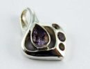 Pendant Silver Stone 30mm