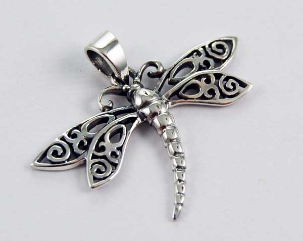 Pendant Silver Dragonfly H2.5cm