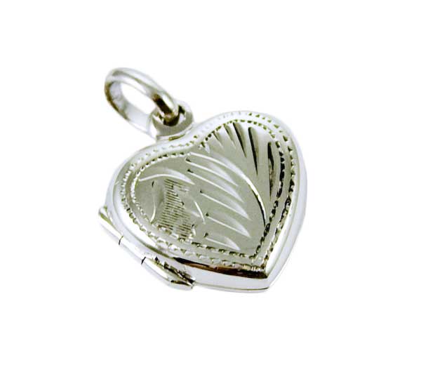 Pendant Silver Locket Heart