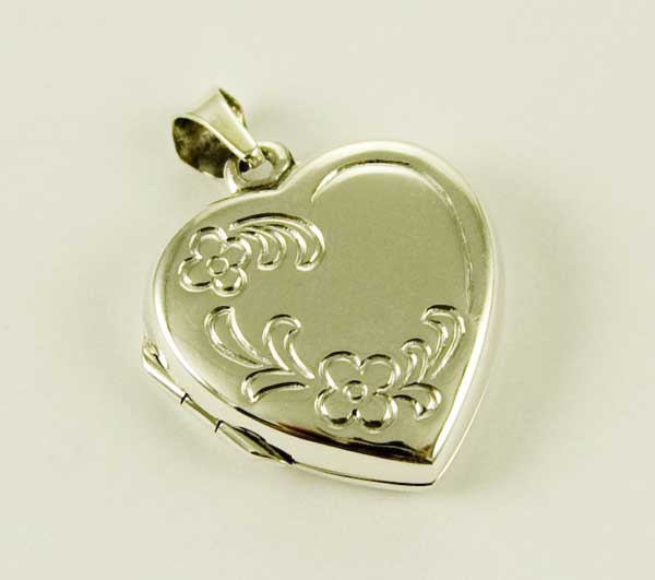 Pendant Silver Locket Heart
