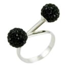 Ring Silver Cluster Balls 8mm
