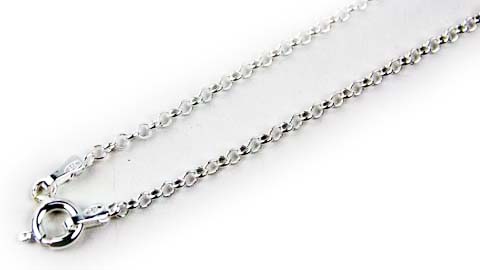 Silver Chain Belcher 24 Inch