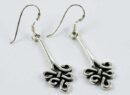 Earring Fancy Knot Drop