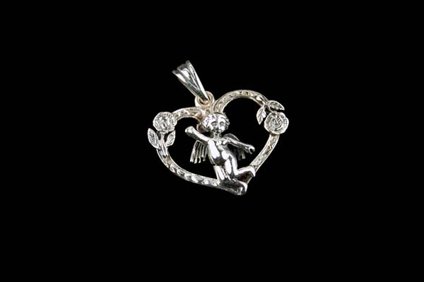 Pendant Silver Cupid 20x25mm