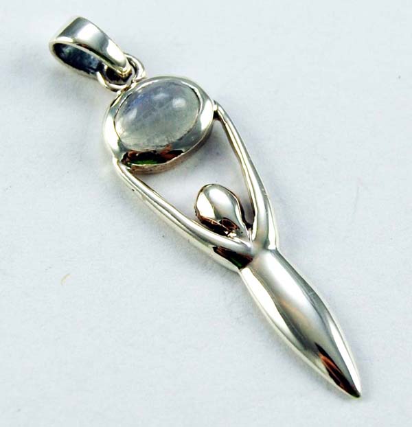 Pendant Silver Goddess