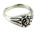 Ring Silver Ying Yang