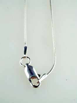 Silver Chain Snake 20 Inch