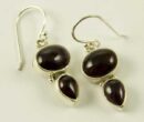 Silver Earring Double Drop