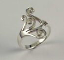 Ring Silver Swirls