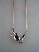 Silver Chain Snake 24 Inch