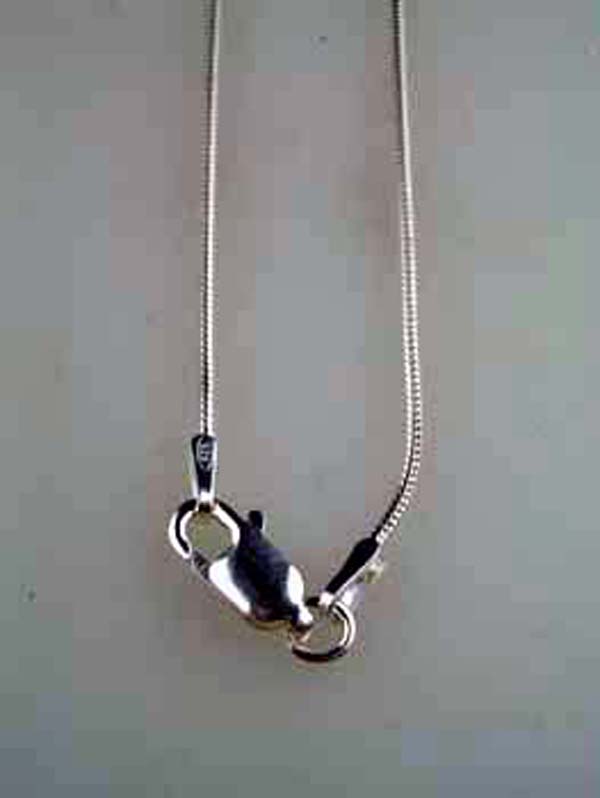 Silver Chain Snake 24 Inch