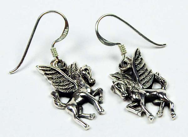 Earring Silver Pegasus