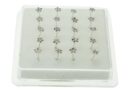 Nose Stud Silver 20pcs 4mm