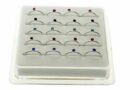 Nose Ring Assorted Colour Stones 20pcs
