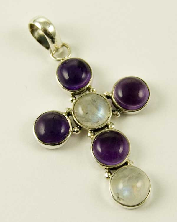 Silver Pendant Cross Shape