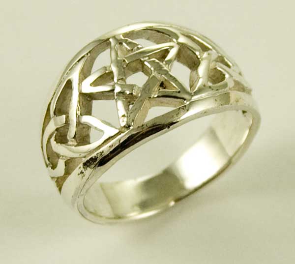 Ring Silver Pentagram