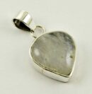 Pendant Silver Tear Drop Rainbow Cab