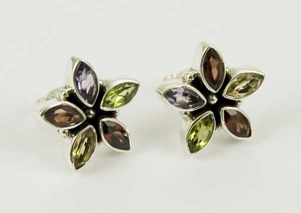 Earring Silver Stud Mixed