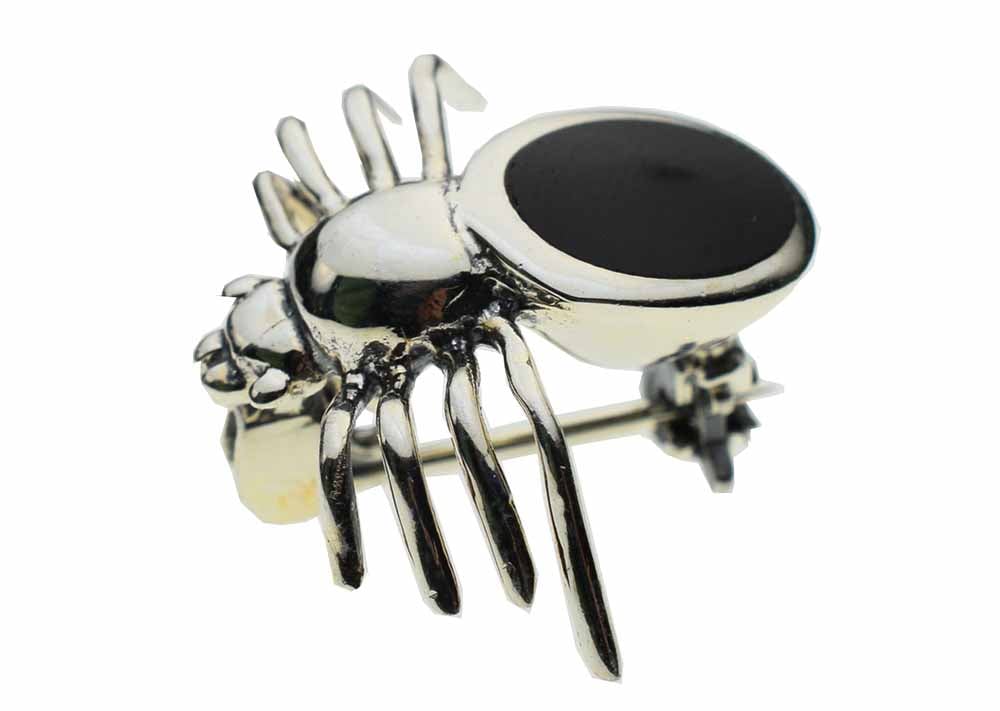 Brooch Spider With Cabochon Stone