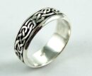 Ring Silver Celtic Rope Effect