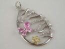 Pendant Silver Teardrop Stone