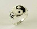Ring Silver Ying Yang