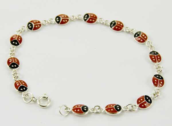 Bracelet Ladybug Enamel L20cm