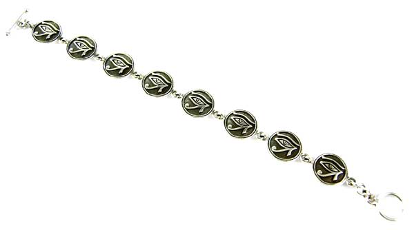 Silver Bracelet Egyptian Eye