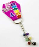 Keyring Chakra Gemstones L9cm
