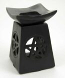Oil Burner Soapstone Pentagram