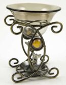 Oil Burner With Clear Glass