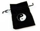 Pouch Black Ying Yang 10x7.5cm 5pcs