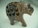 Soapstone Elephant Cut Detail