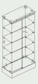 Cabinet 1000x400x1800