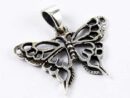 Pendant Silver Butterfly Fancy Cut