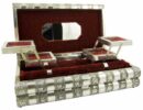 Box Jewellery Metal Rose 15X8 Inch