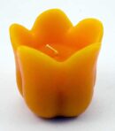 Candle Tulip Orange H8cm