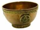 Bowl Copper Pentagram H4.5cm
