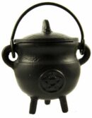 Cauldron Black Pentagram 11cm
