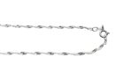 Silver Chain Singapore Curb 18 Inch