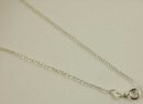 Silver Chain Long Curb 18 Inch
