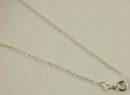 Silver Chain Long Curb 18 Inch