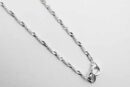 Silver Chain Singapore Curb 22 Inch
