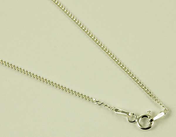 Silver Chain Singapore Curb 24 Inch