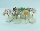 Tree Chip on Crystal Cluster. Selection of 5 Trees