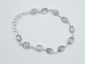Silver PL Bracelet Rainbow